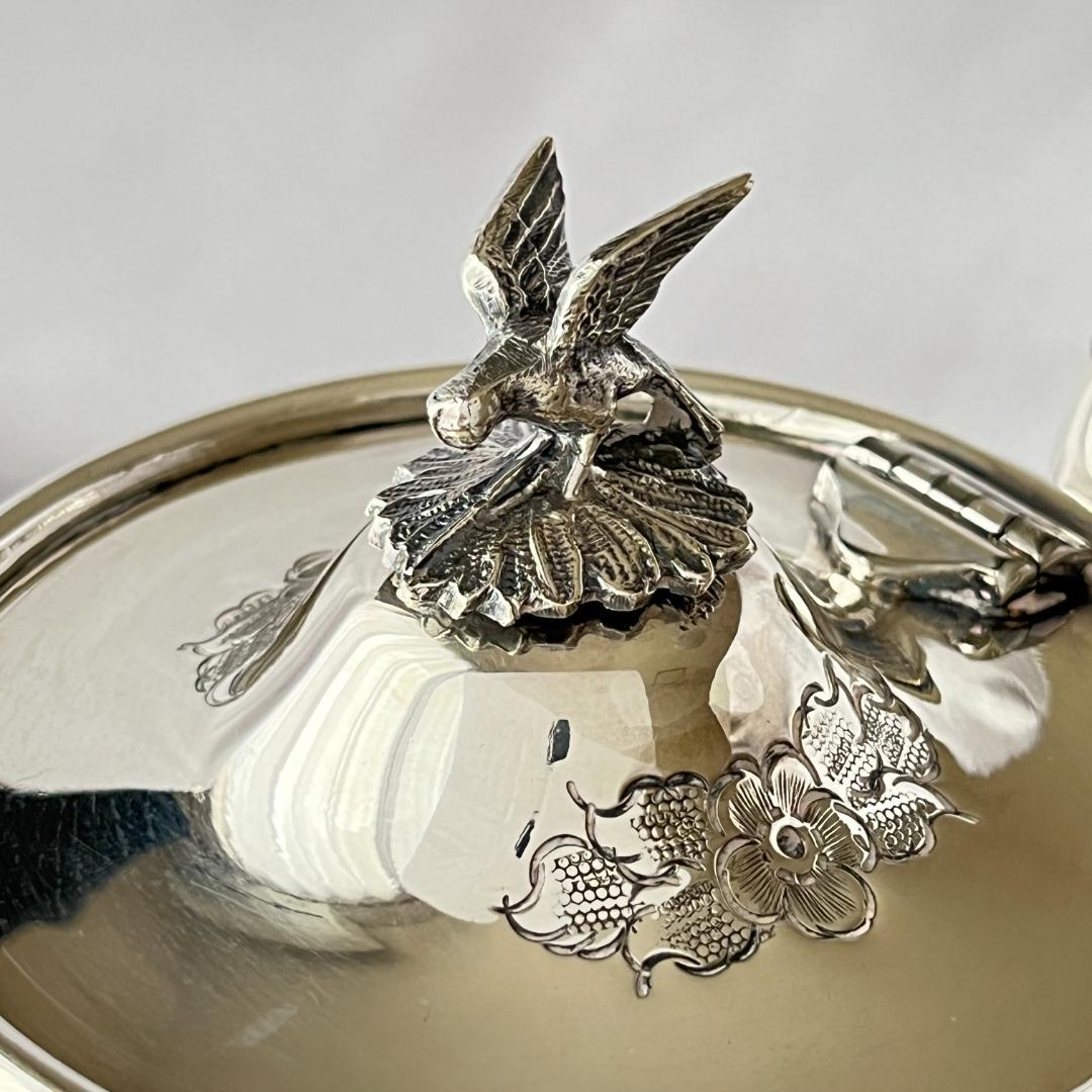 【Harts The Silversmiths】 ファルコンのティーセット 3点