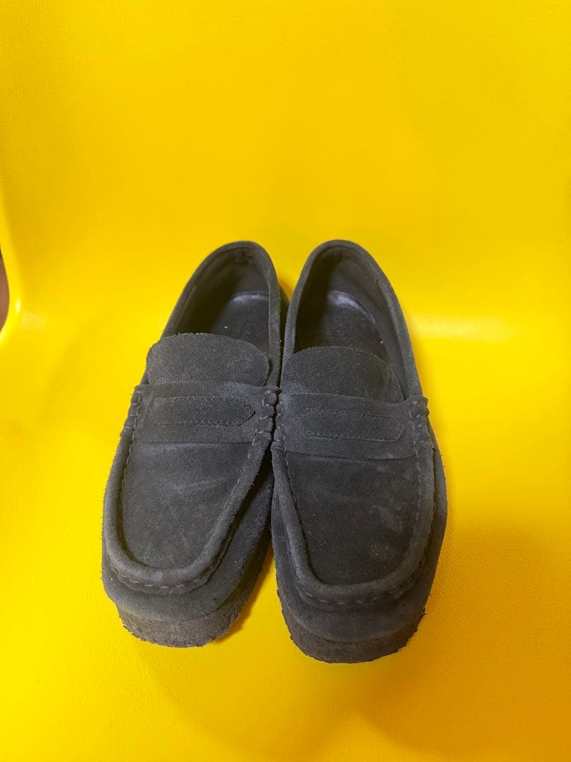 靴 Clarks wallabee suede loafer