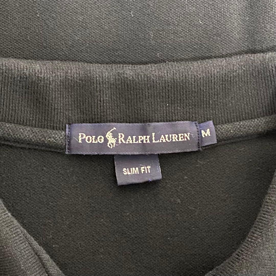 希少 y2k ラルフローレン ビッグポニー ポロシャツ ブラック 平成女児