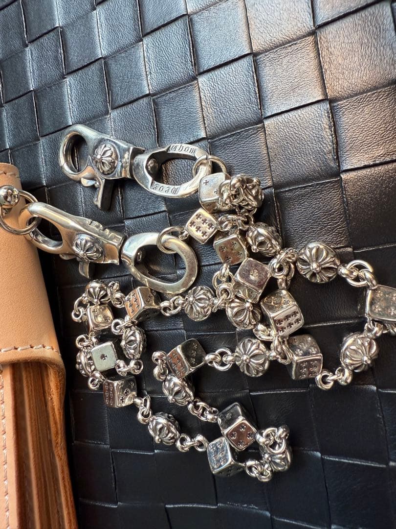 【Dice × Flower ウォレットチェーン】 重厚で存在感QBSZSZ10