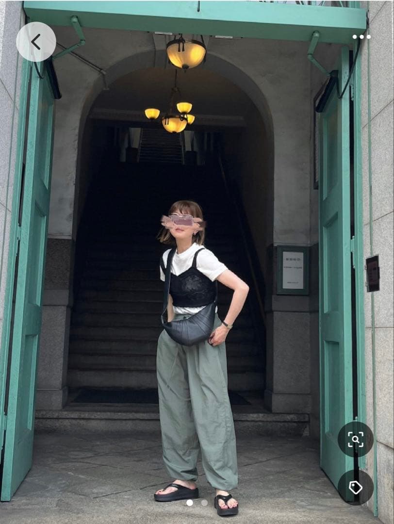 新品manonfripesマノンフリップwindpants soyy. roku