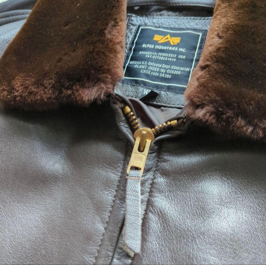 【処分価格❗️】アルファインダストリーズ フライトジャケット G-1 2XL
