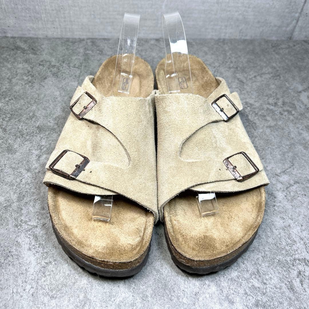 ほぼ新品【ビルケンシュトック】チューリッヒ/サンダル/スウェード/ナロー幅/人気