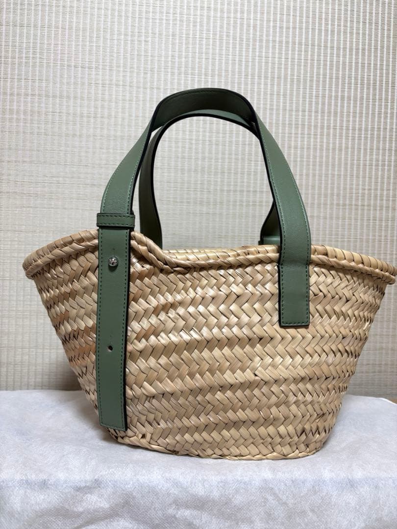 LOEWE かごバッグ グリーン