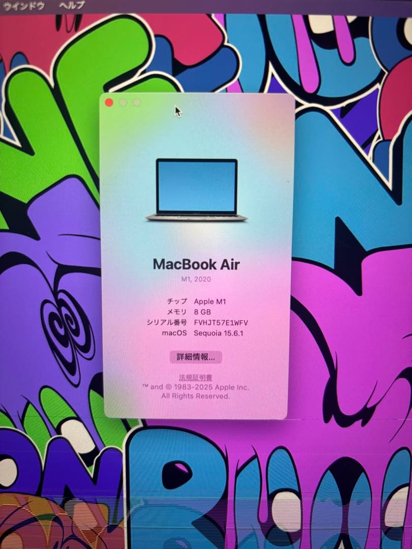 1*S様 [訳あり: 液晶] Apple MacBookAir 13 2020