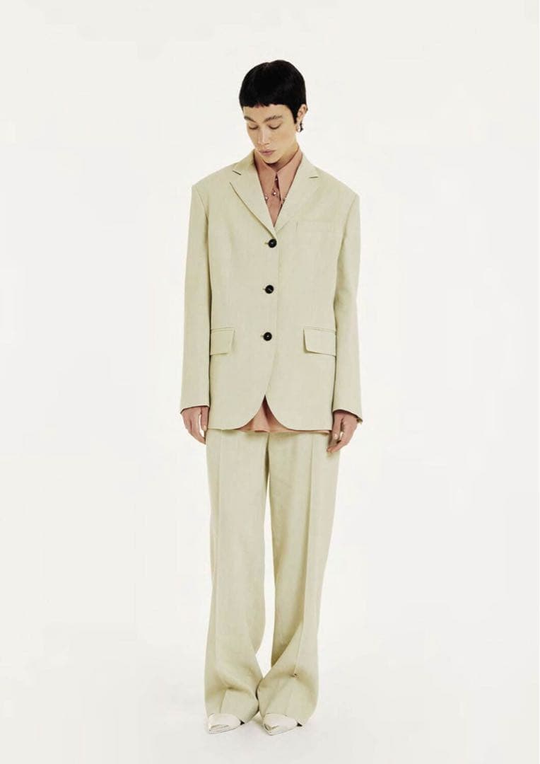 TELA イタリア製 ウール テーラード サイドベンツ ジャケット M 黒