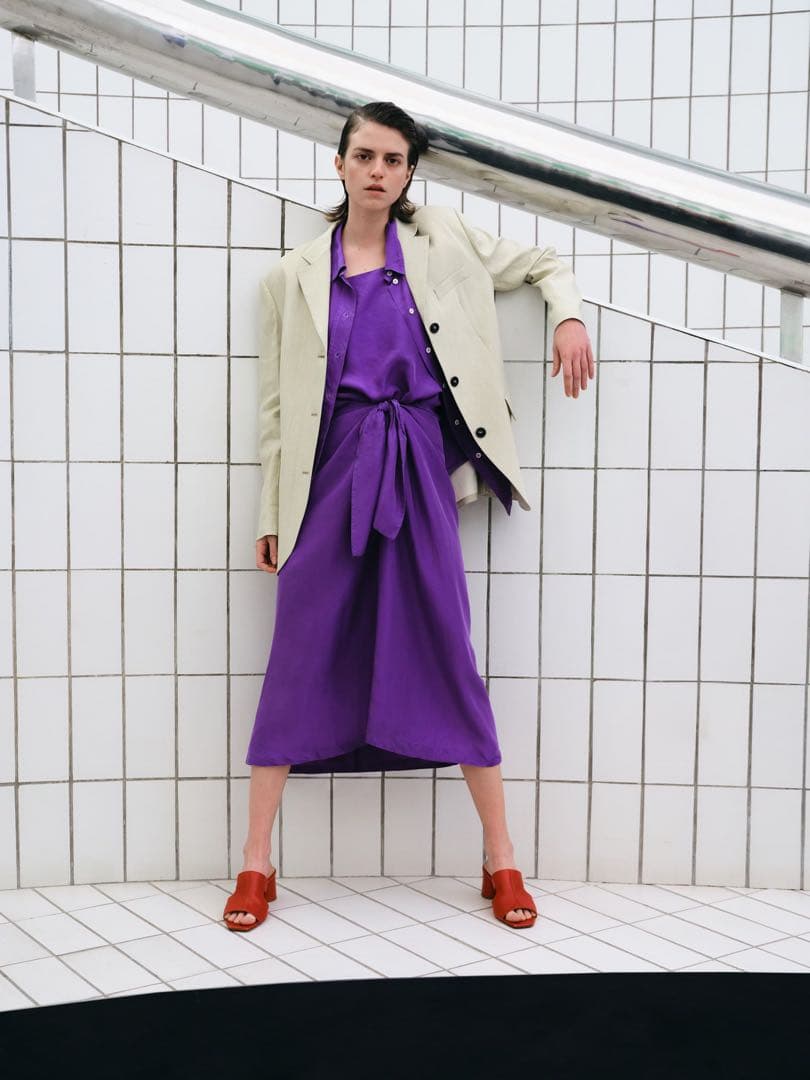 TELA イタリア製 ウール テーラード サイドベンツ ジャケット M 黒