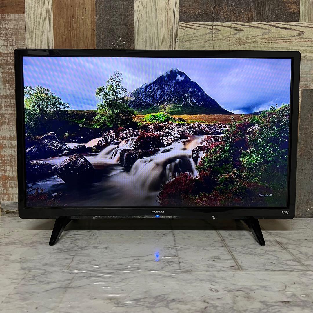 即日受渡❣️全国送料込半年前購入Funai 液晶テレビ24V 動画配信満載