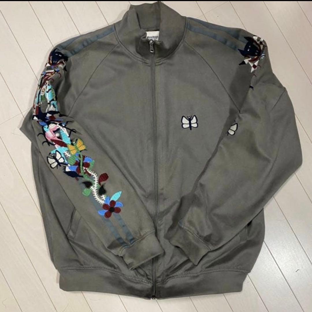 トップス CHAOS EMBROIDERY SUEDE TRACK JACKET