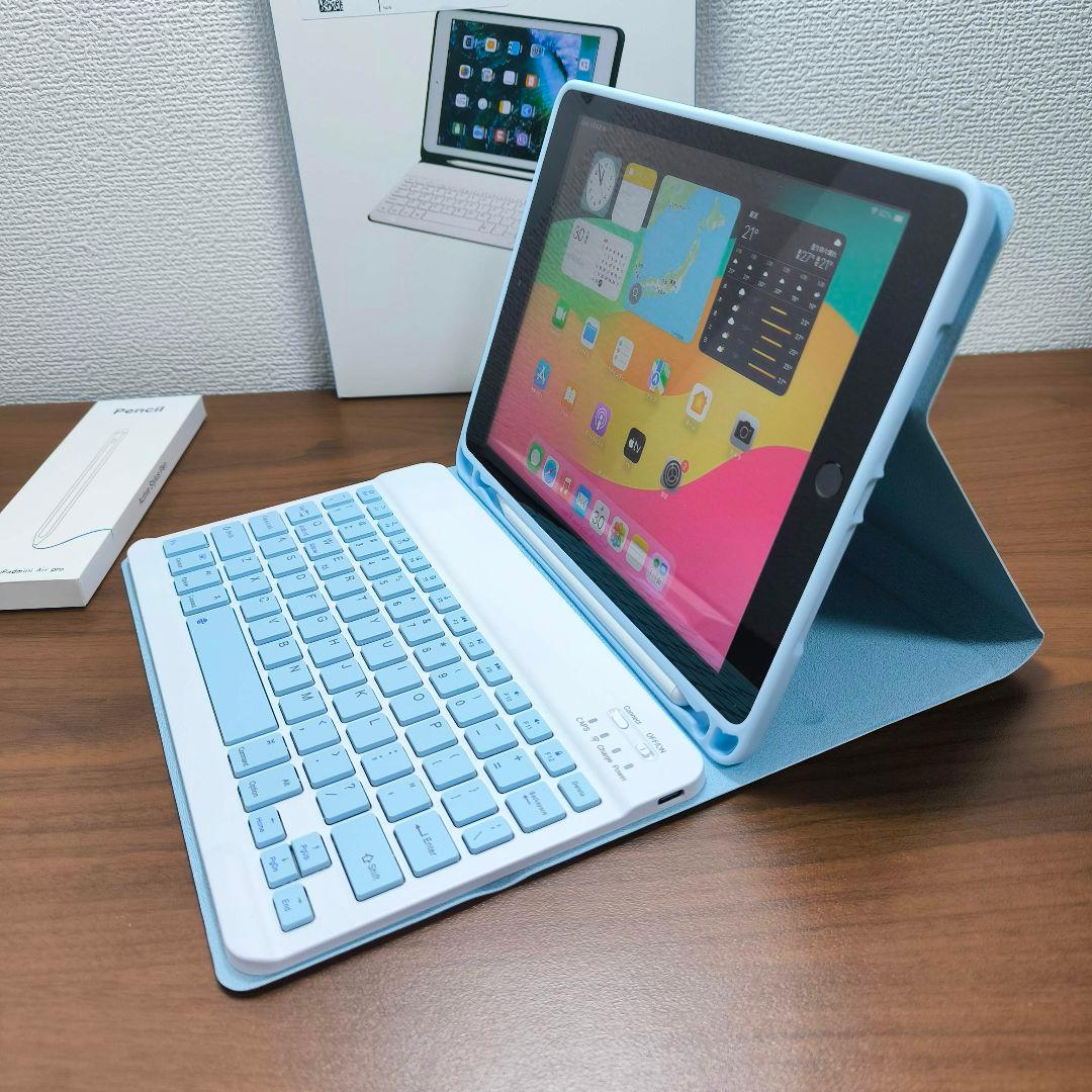 iPad 第6世代 Wi-Fi 32GB ケースとキーボード、タッチペン