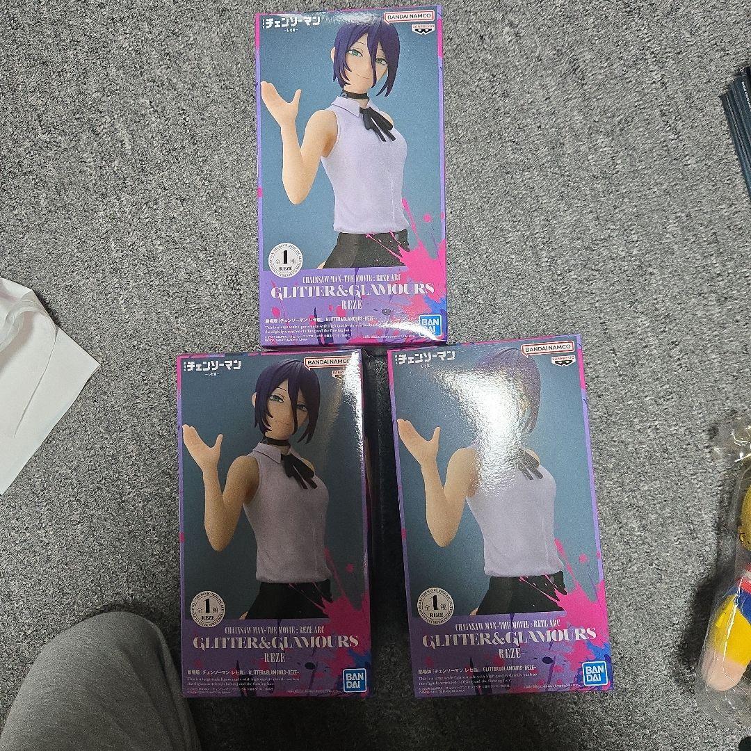 チェンソーマン レゼ篇 GLITTER&GLAMOURS-REZEフィギュア3体