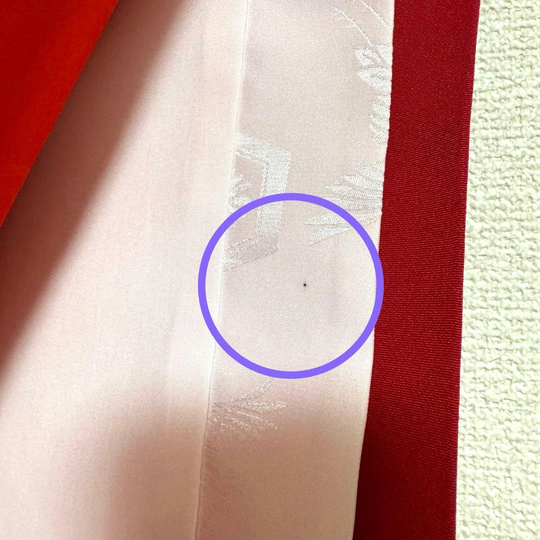 【未使用】お宮参り　女の子　赤　着物セット