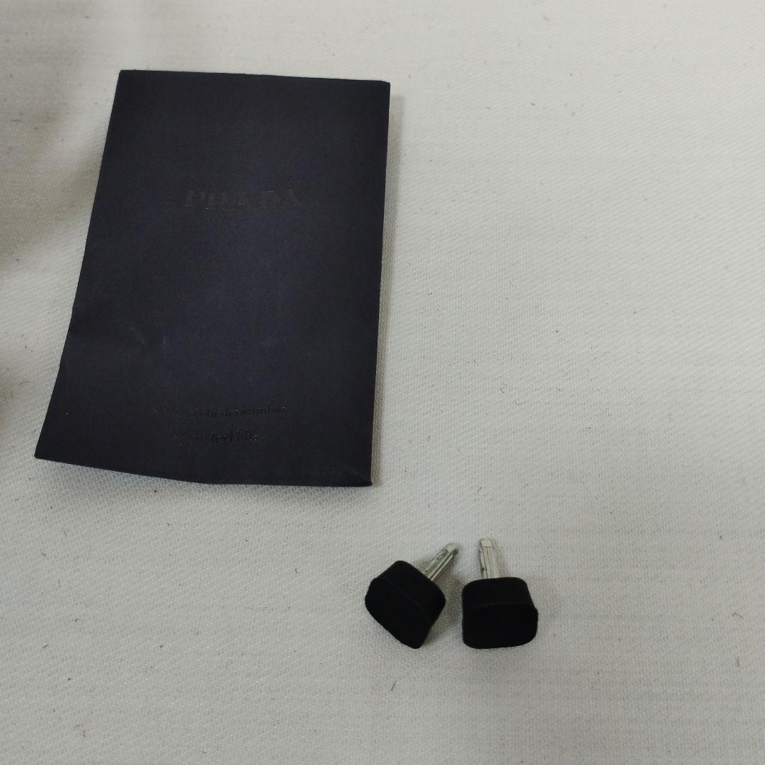 プラダ エナメル ブラック ポインテッドトゥ ミュール Sサイズ 21cm