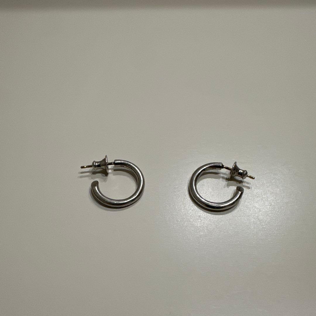 CAREERING フープピアス 301 PLACEBO シルバー 両耳