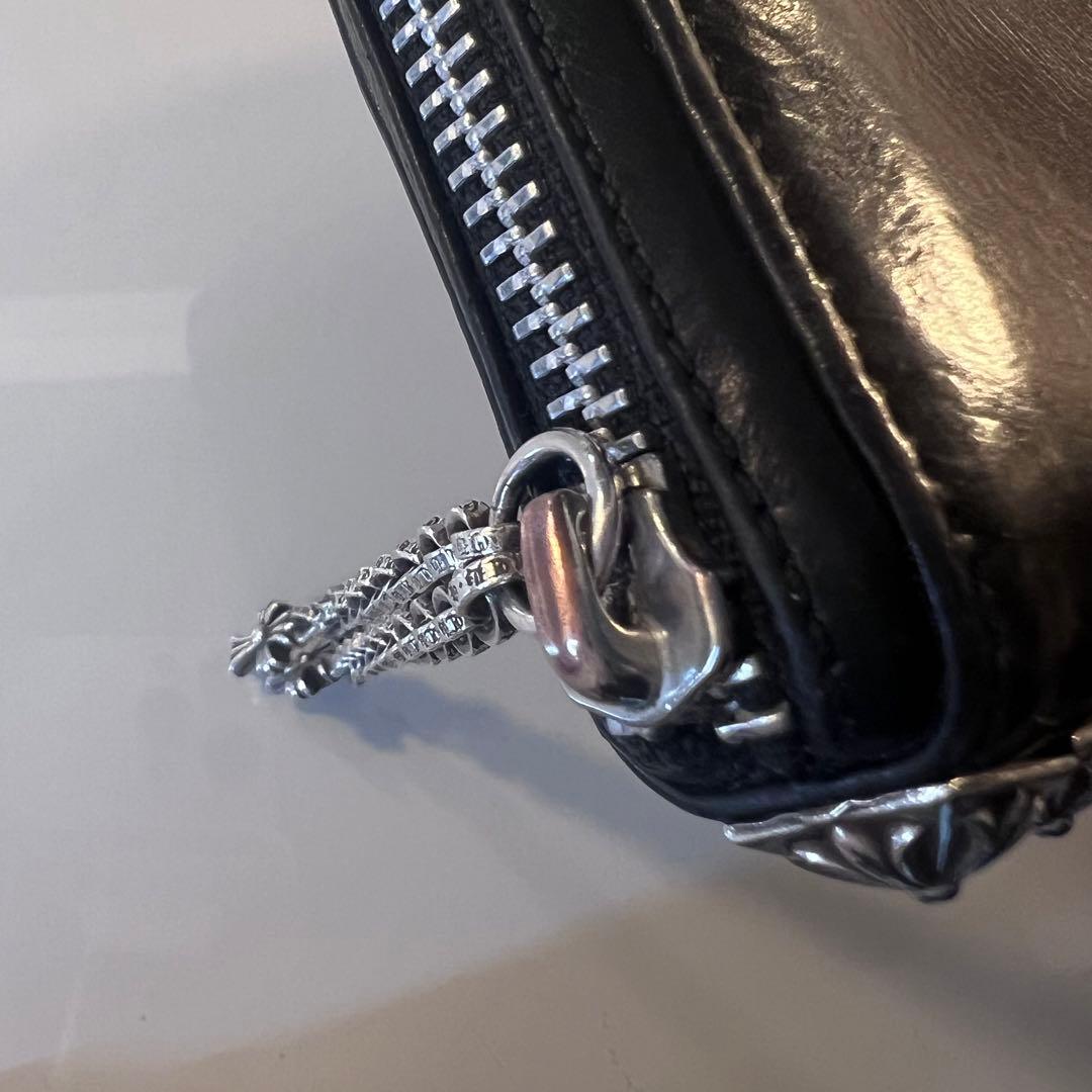 ★直営店購入正規品★クロムハーツ 3サイドジップ ピラミッド ウォレット 財布