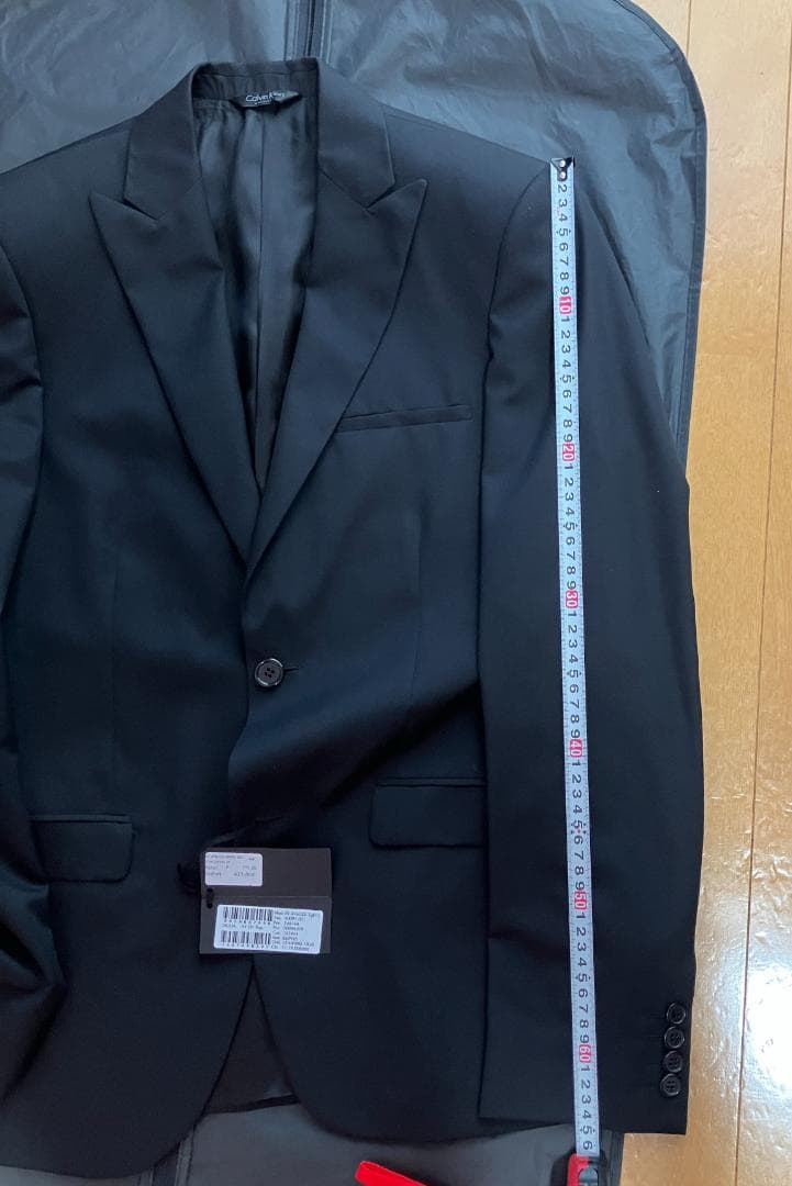 【未使用】結婚式に ブラックスーツ2Bセットアップ欧州購入