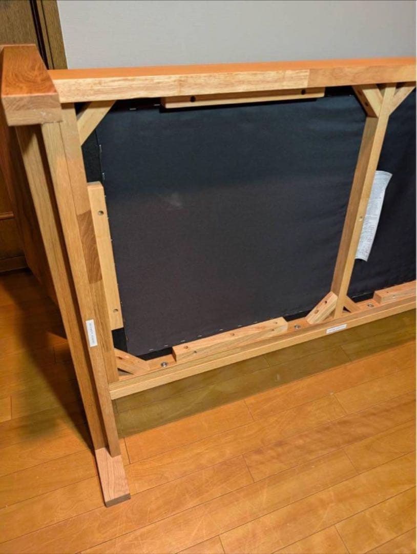 ■送料込■無印 MUJI 木製フレーム ソファ オーク材 2シーター 2人用椅子