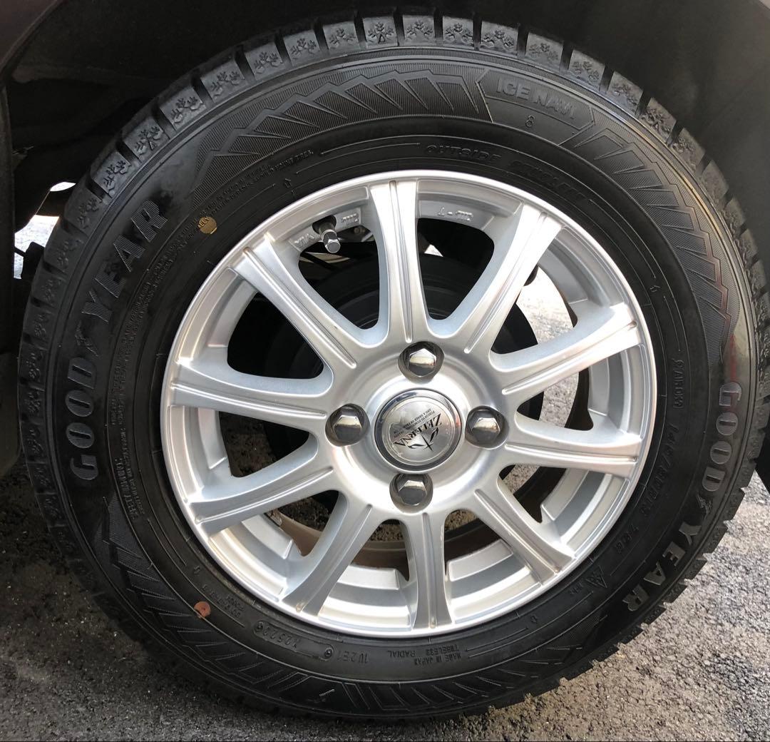 本州◉送料込み◉スタッドレスホイール&タイヤセット　145/80R13 軽自動車