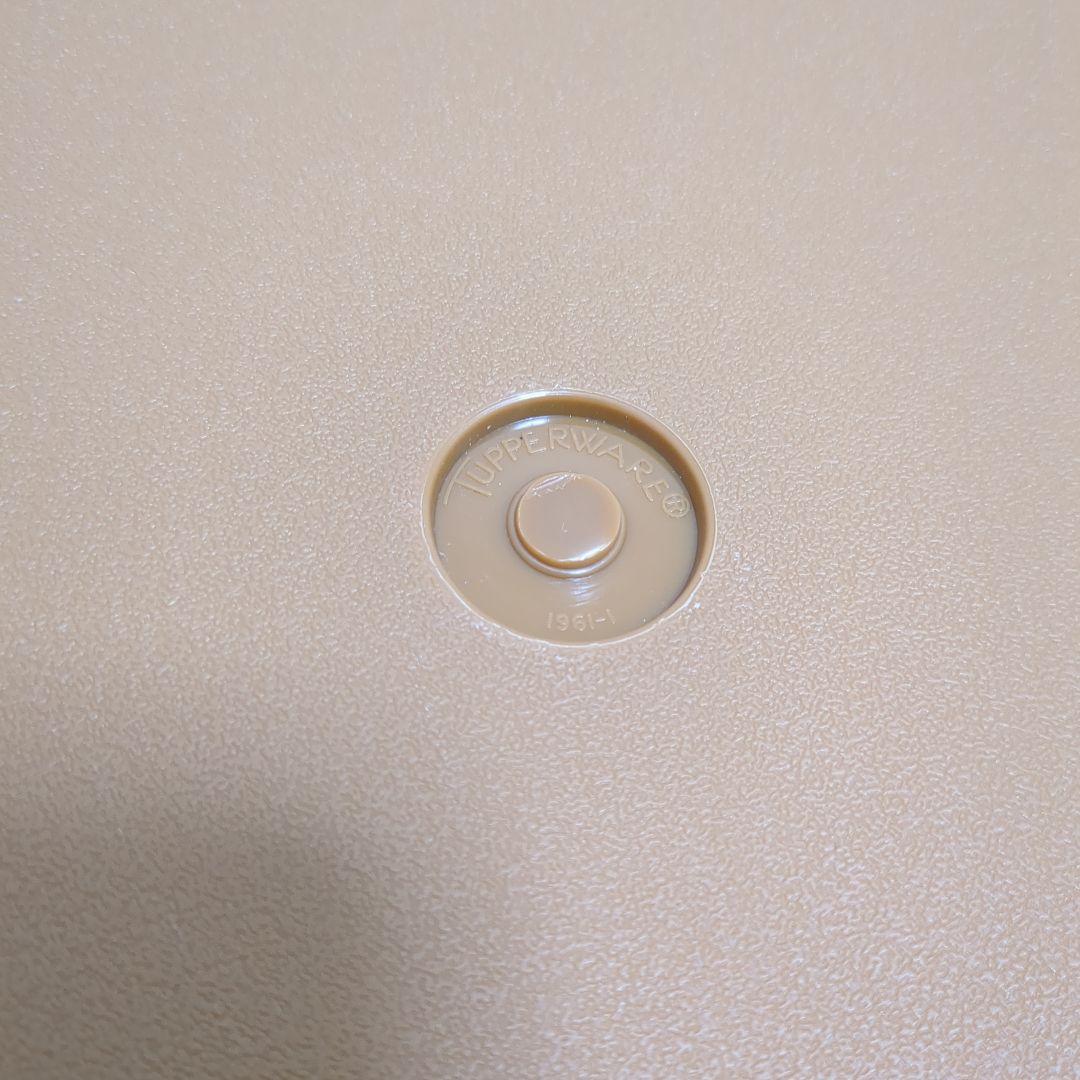 【2個セット】タッパーウェア　ディープロングスーパーケース　収納　茶