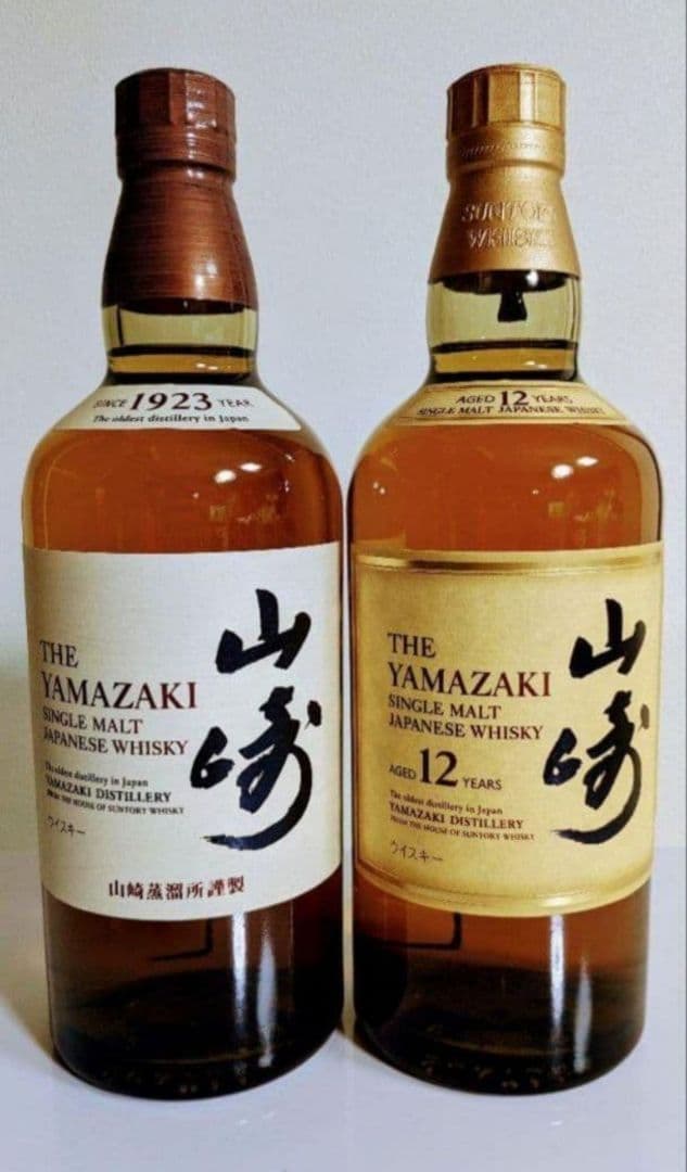 【正規品】サントリーウイスキー☆山崎700ml☆12年＆NV 計２本