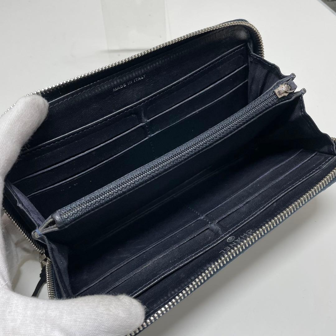 く*♪様 CHANEL マトラッセ　キルティングレザー 長財布 ネイビー