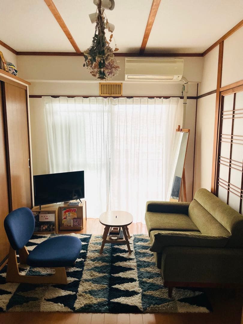 ACME Furniture アクメファニチャー　ラグ　ヴィンテージ(ブルー)