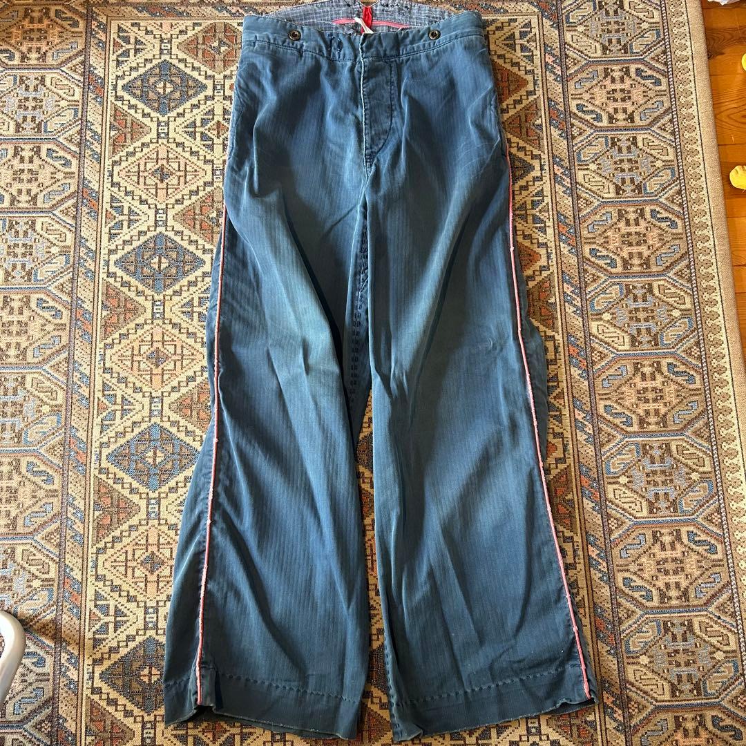 90s Ralph Lauren ラルフローレン　ファイヤーマンパンツ　ワイド