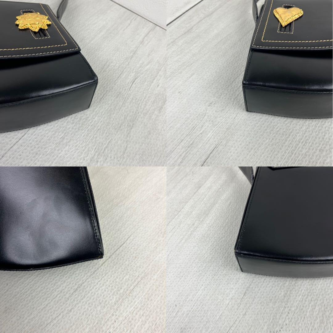 希少✨ Christian Lacroix ハンドバッグ ゴールド金具 レザー