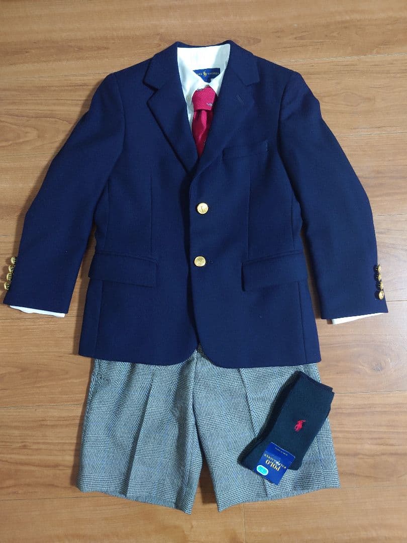【mーーーmi】ラルフローレン スーツ フォーマル お受験　入学式 七五三