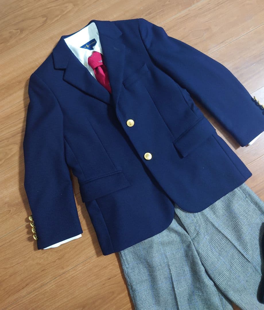 【mーーーmi】ラルフローレン スーツ フォーマル お受験　入学式 七五三