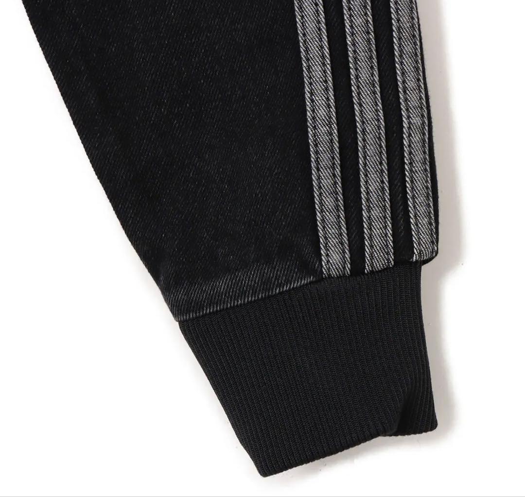 新品M女性】アディダスアディカラーデニムジャケットファイヤーバードトラック