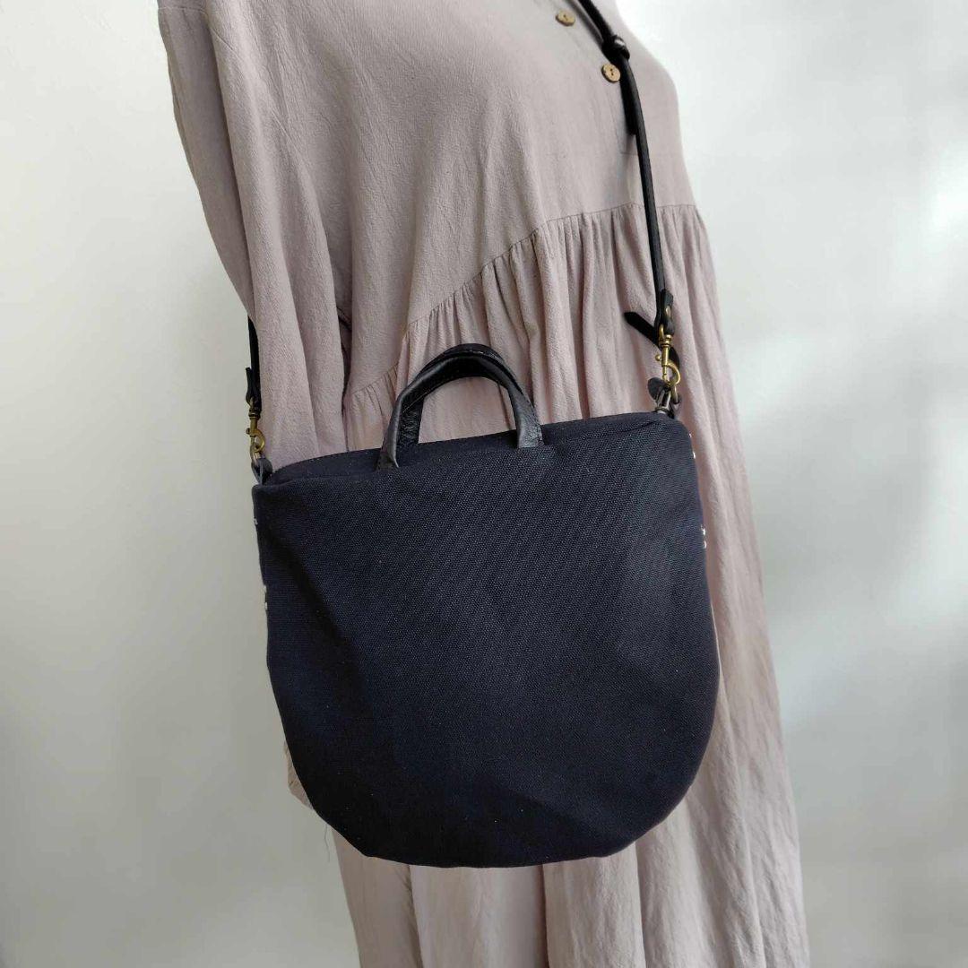 NEW！ミナペルホネン/tambourineタンバリンネイビーロングミニラウンド