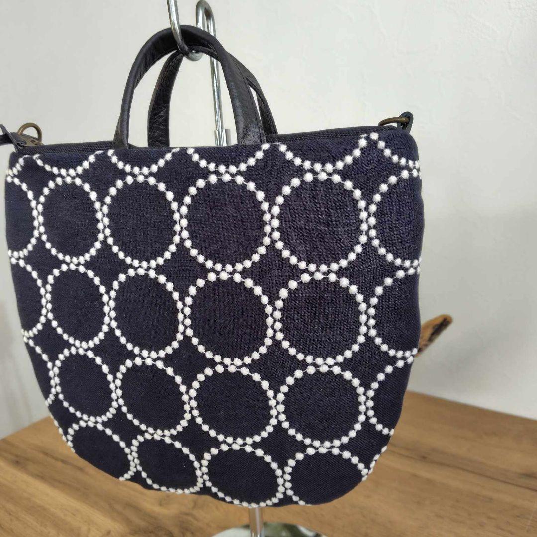 NEW！ミナペルホネン/tambourineタンバリンネイビーロングミニラウンド