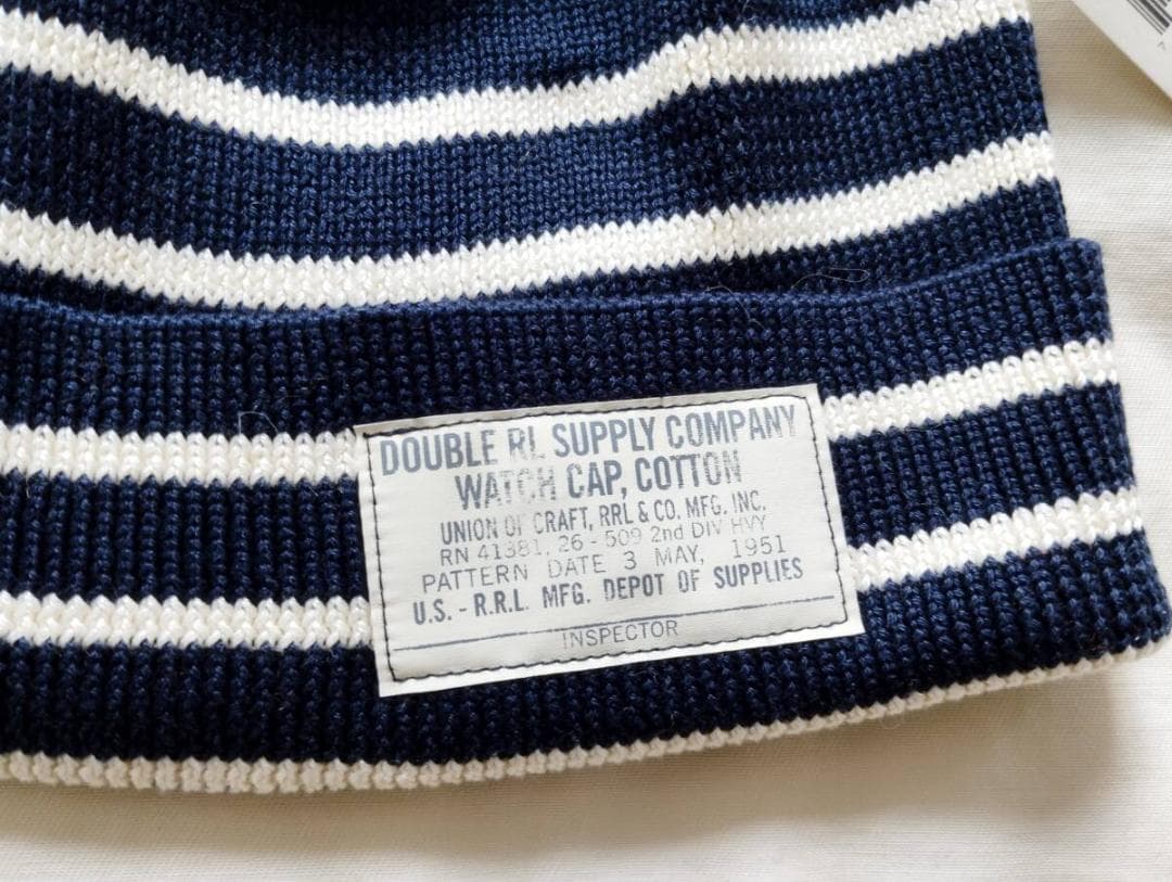 RRL ダブルアールエル US NAVY ワッチキャップ　ビーニー 未使用