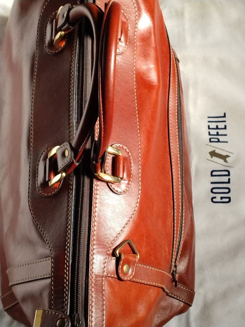 ゴールドファイル　ボストンバッグ