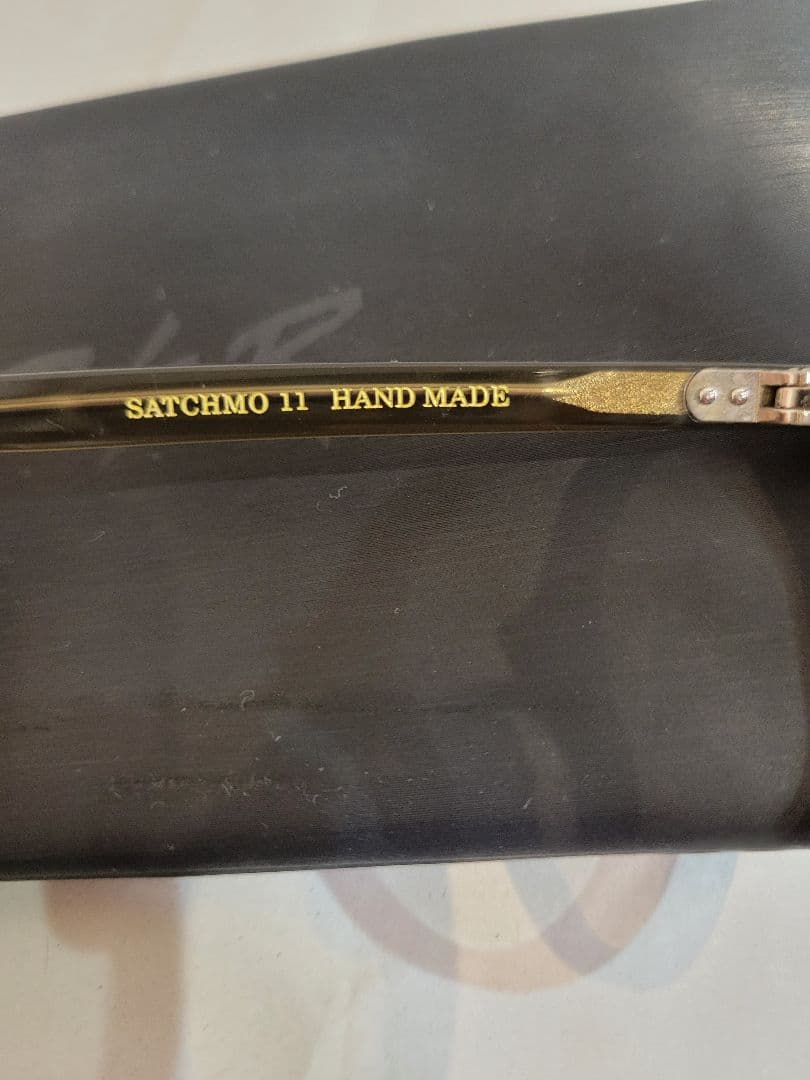 A.D.S.R. SATCHMO 11 カーキ/シルバーフレーム ブラウンレンズ