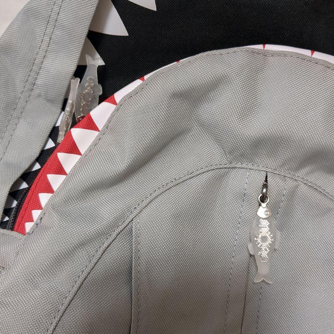 ✨大人気！XL！MORN CREATIONS シャーク バックパック グレー