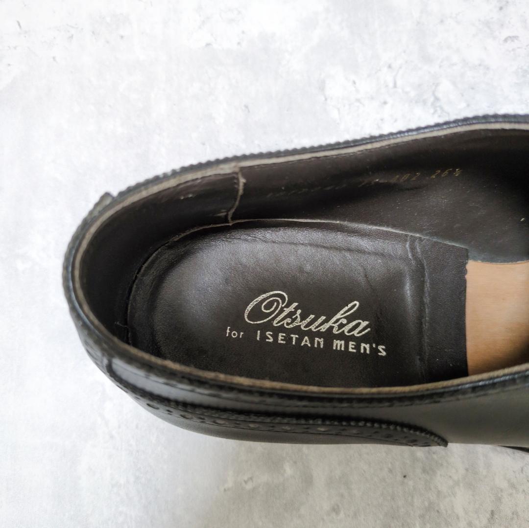 【美品】大塚製靴 OtsukaIS-402 パンチドキャップ 伊勢丹別注26.5