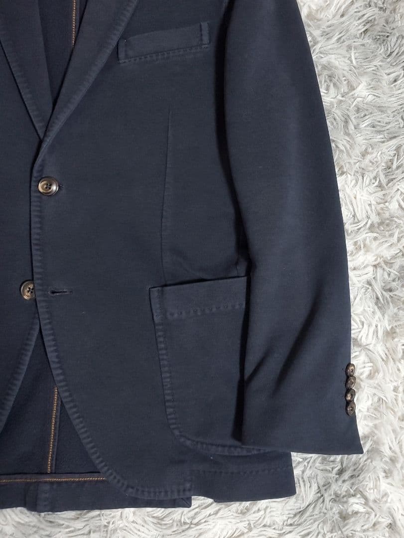 チルコロ 1901　テーラードジャケット　ストレッチ素材　ネイビー　size42