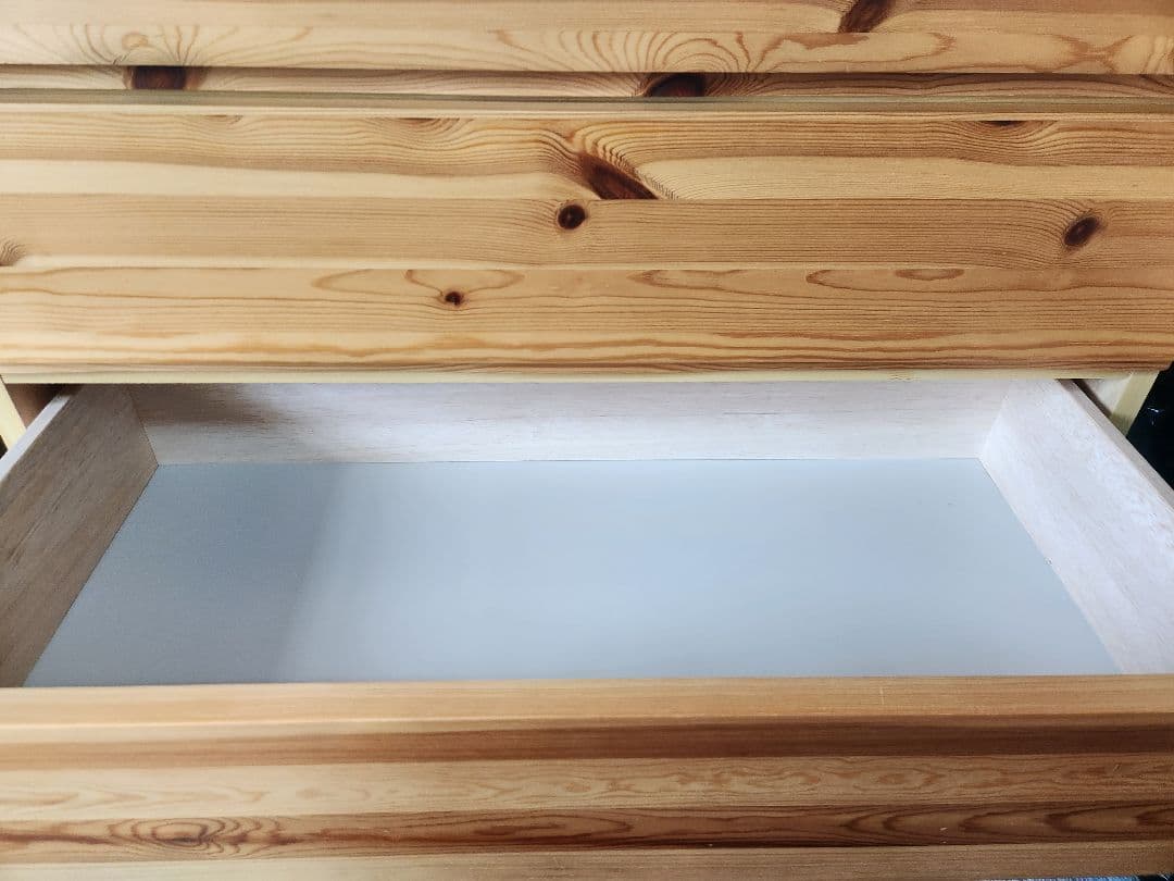 かとう 無印良品 パイン材 4段チェスト 棚 MUJI タンス 収納 天然