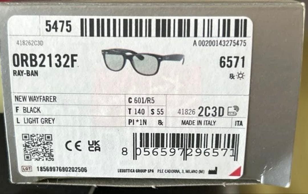 asa　レイバン　サングラス　ニューウェイファーラー