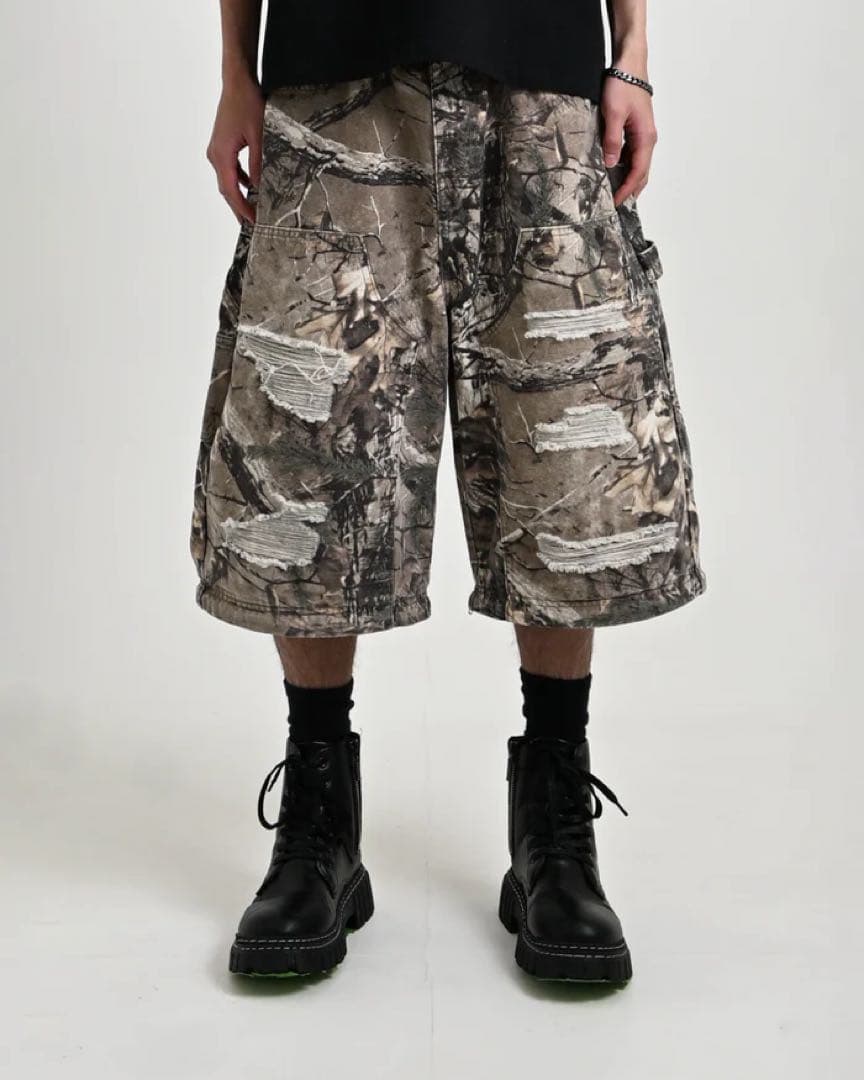 リアルツリーダメージ2WAYパンツ L2058 S 地底人ONLINE