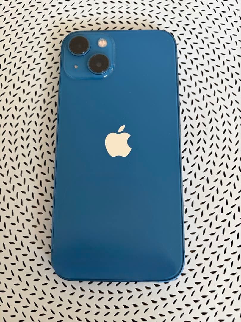 【SIMフリー】iPhone13 ブルー 128GB バッテリー100%・美品