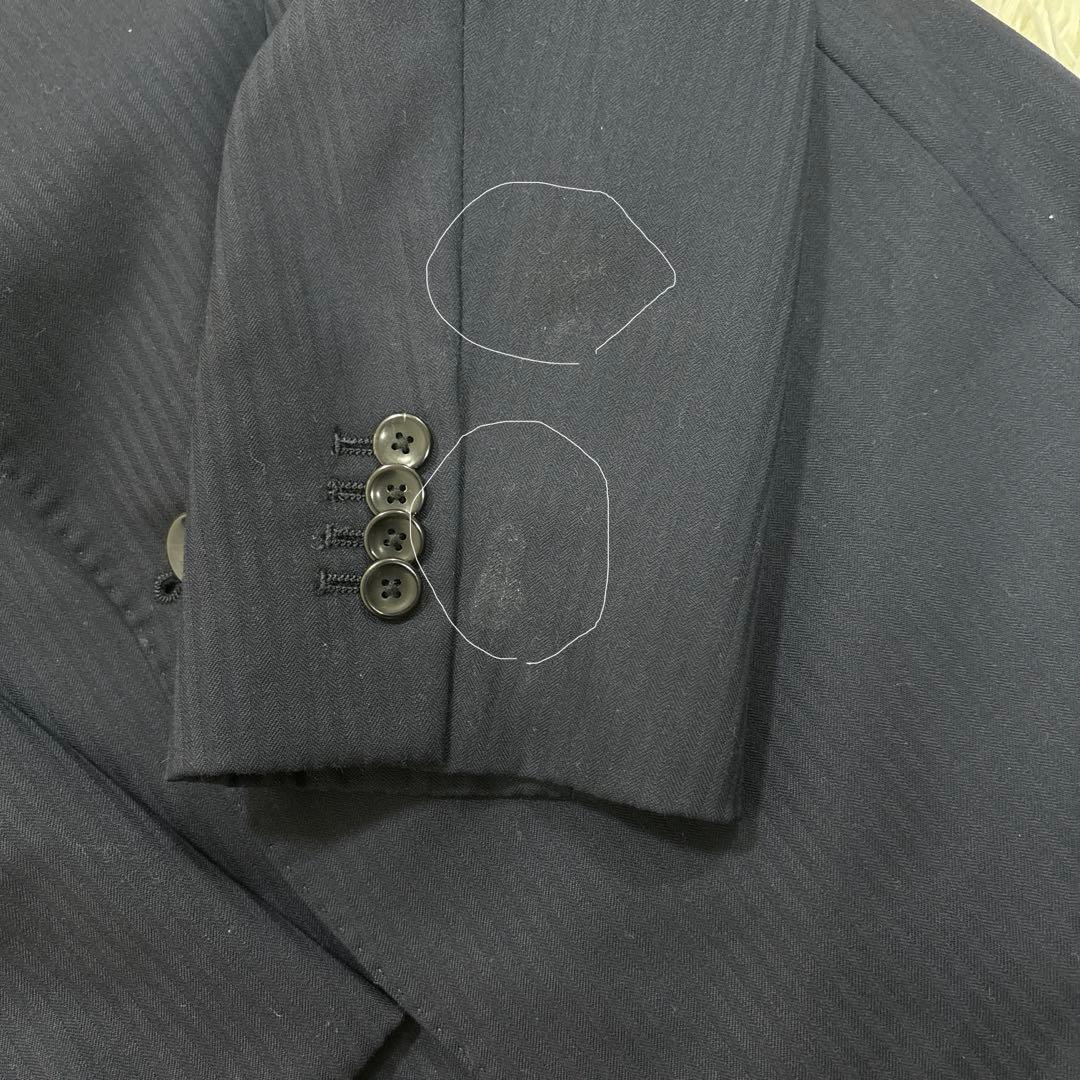 長井代助✨HILTON 3ピーススーツ　super110's ネイビーXL