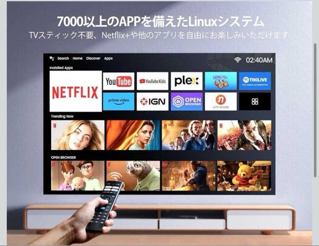 最新進級完全密閉防塵 プロジェクター4K 高輝度30000lm定価29800円