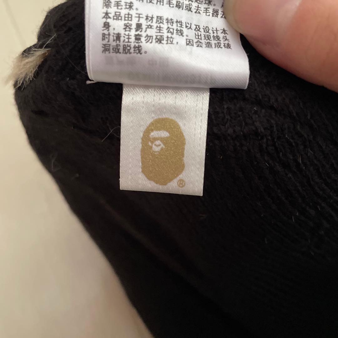 帽子 WILD LEOPARD PATTERN APE FACE KNIT CAP