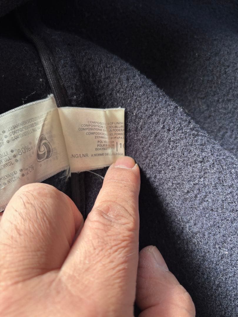 Gloverall クラシック80年代ヴィンテージ黒タグ　ダッフルウールコート