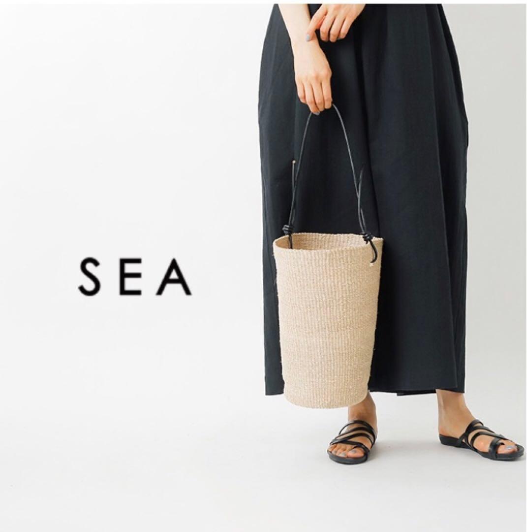 SEA かごバッグ　新品　Black M