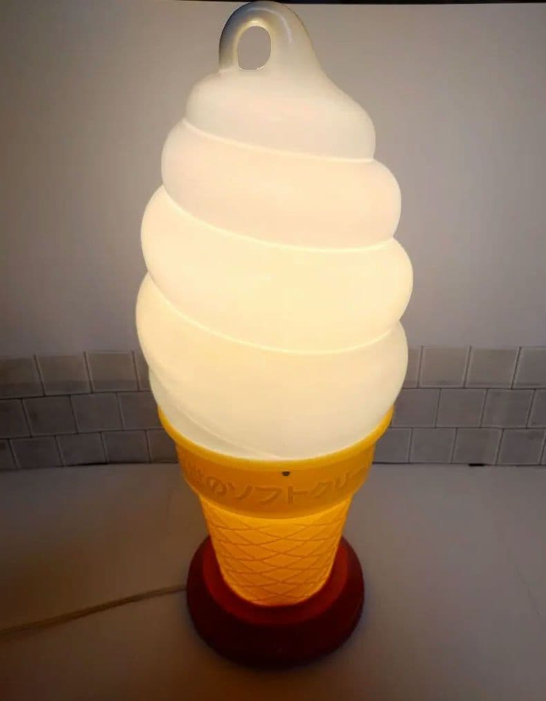 日世ソフトクリーム卓上電飾