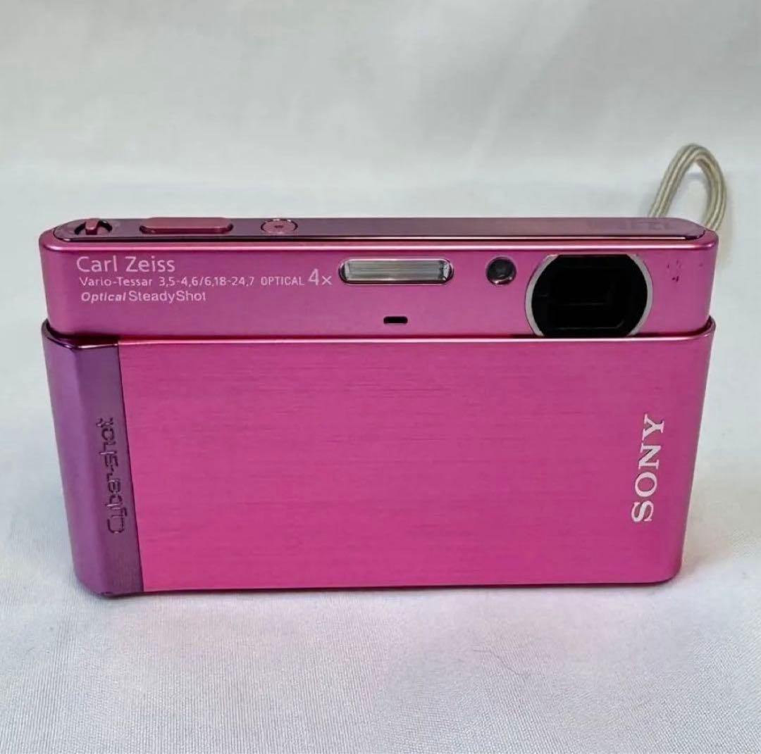 【動作確認⭕️】SONY Cyber-shot DSC-T90 デジカメ ピンク